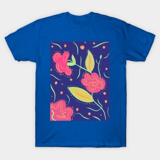 Abstract flowers T-Shirt